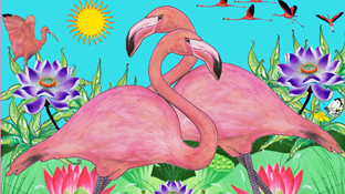 Ro London Flamingo Scarf