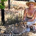 Ro London - Ann Van Dyk’s world famous cheetah conservation centre.